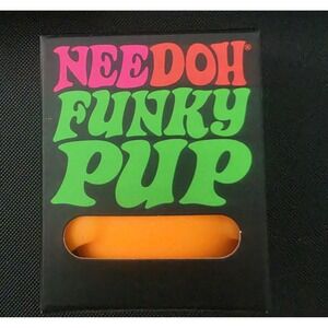 NeeDoh Funky Pup, Feel Good Color Orange BRAND NEW
